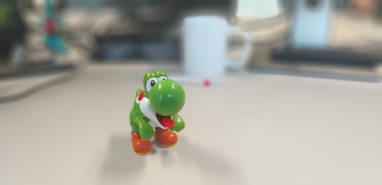 Notre fidèle compagnon au bureau, photographié en mode