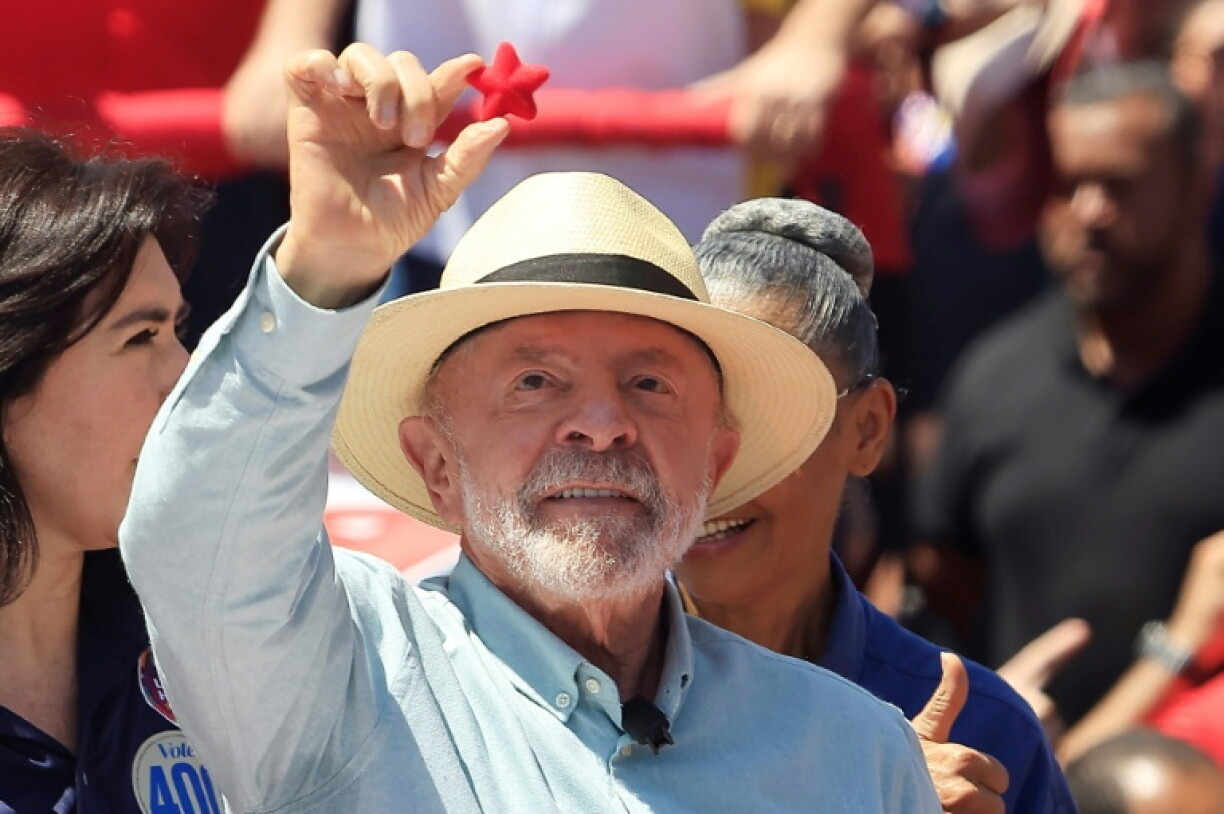 Le président brésilien Luiz Inacio Lula da Silva, candidat à sa réélection, durant un meeting à Sao Paulo, au Brésil, le 26 septembre 2026