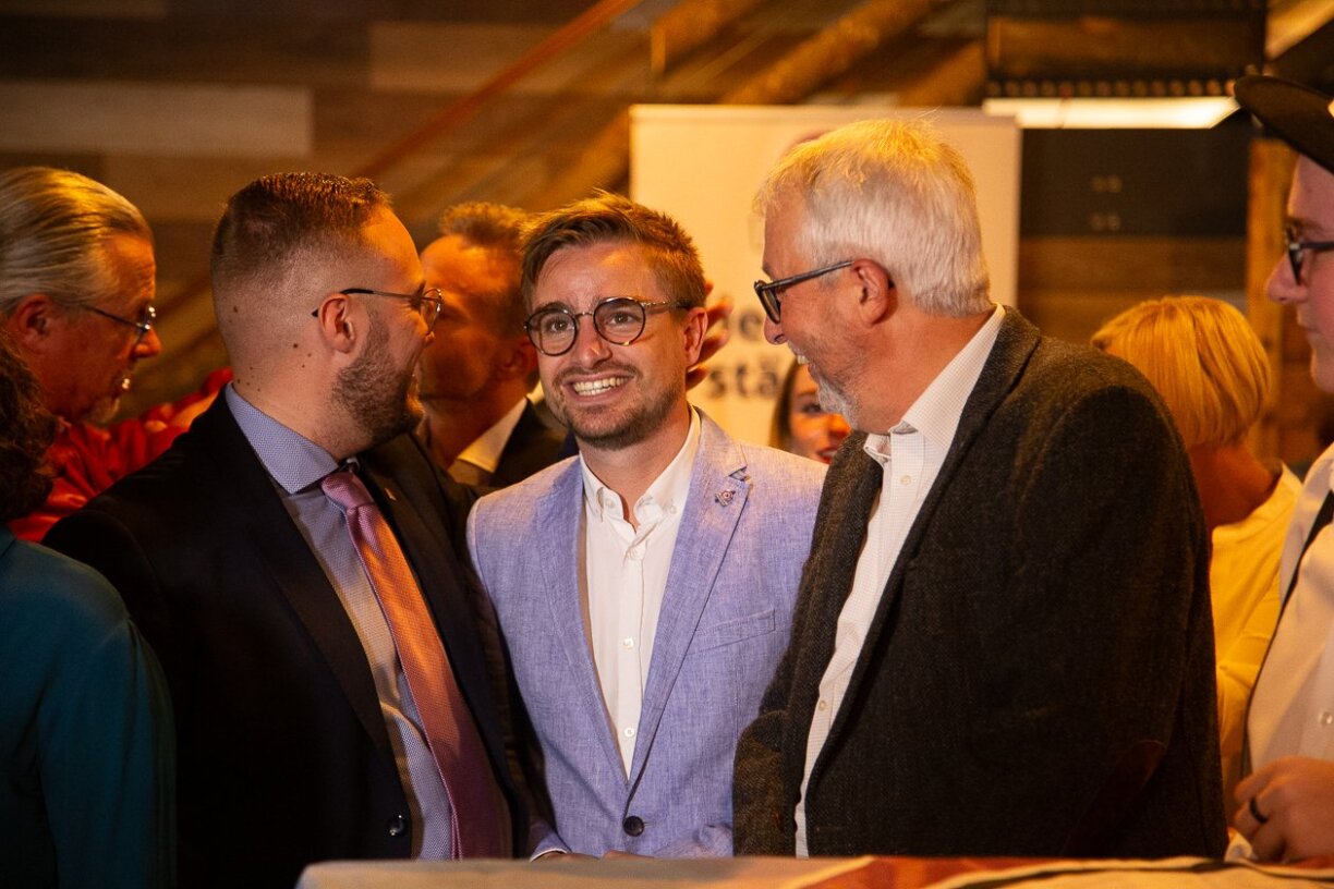 Um Walowend an der Walzentral vun de Piraten.