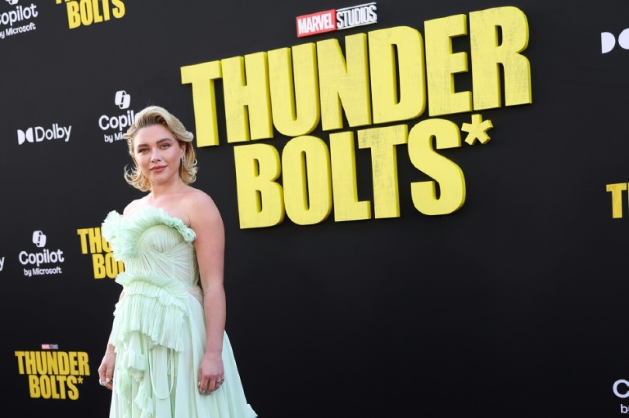 British actress Florence Pugh heads a large cast in Marvel Studios' 'Thunderbolts'