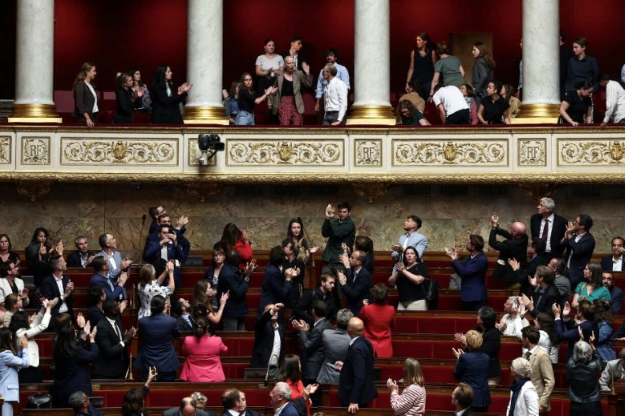 Several left-wing parties and environmental associations have urged Macron to demand a 'new deliberation' of the legislation in parliament