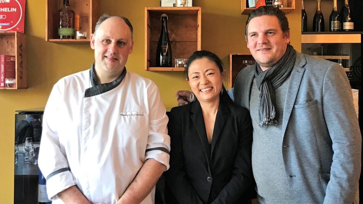 À la tête de la salle, Véronique van Kasteren est entourée d’Hervé Wacquier et d'Etienne-Jean Labarrère-Claverie.