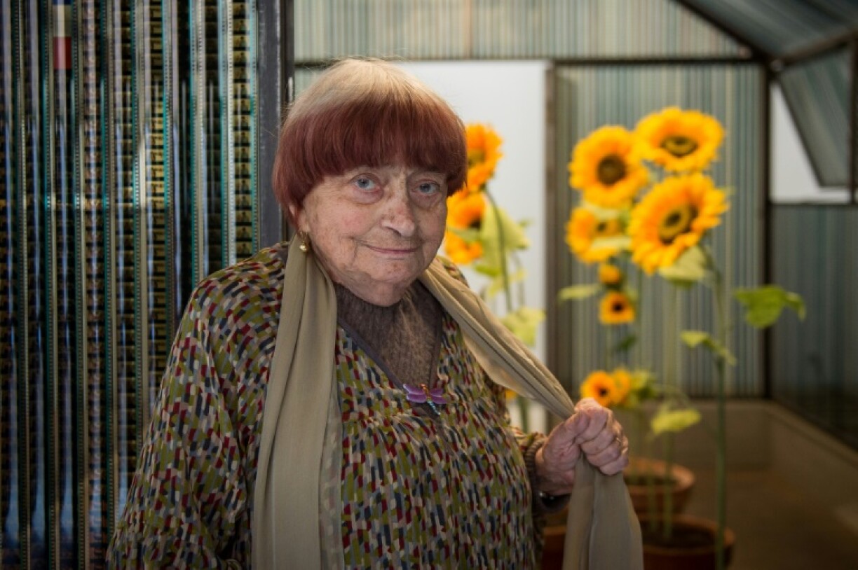 Agnès Varda le 23 mars 2019 devant