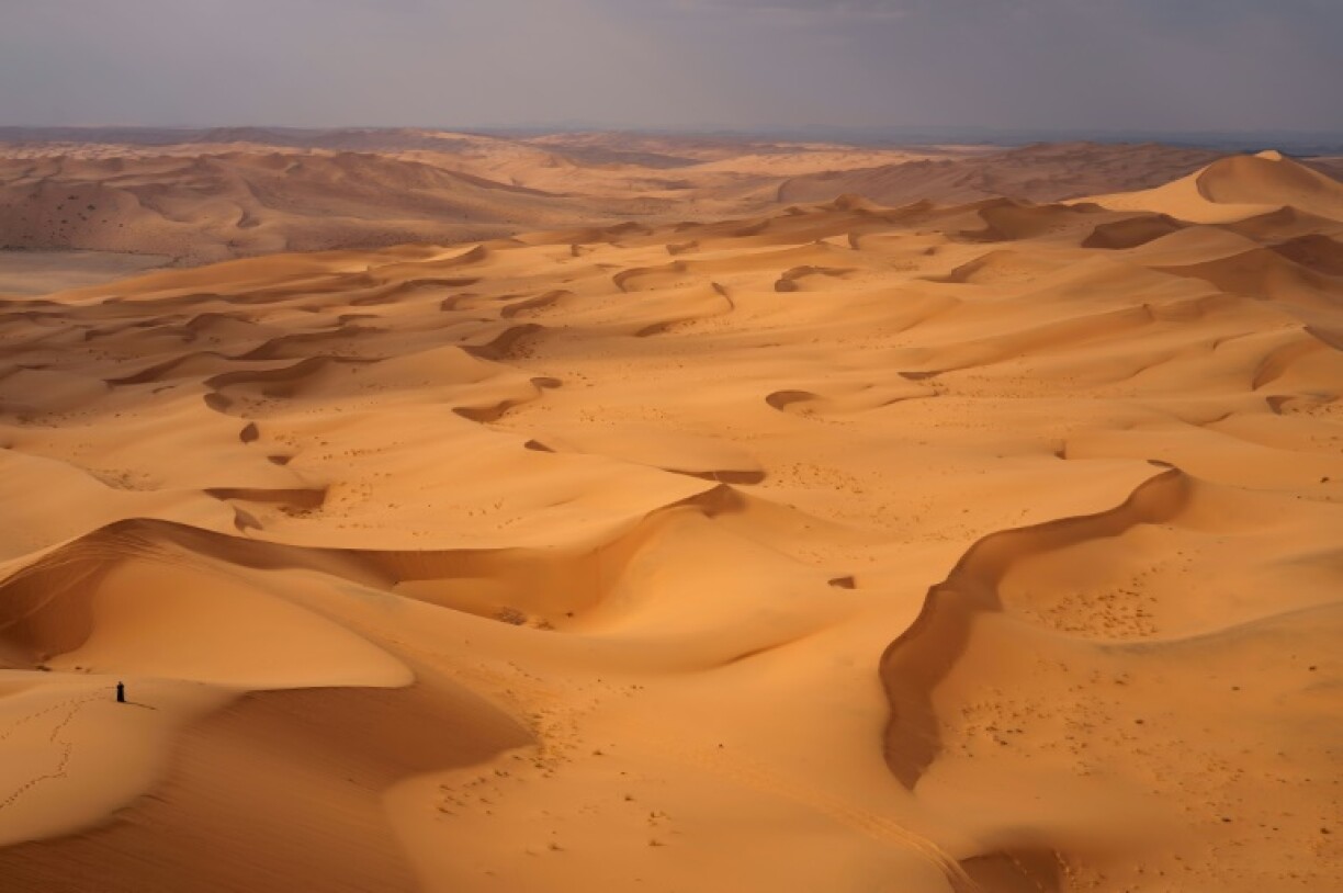 A solitary spectator watches the cars on stage 7 of the Dakar Rally