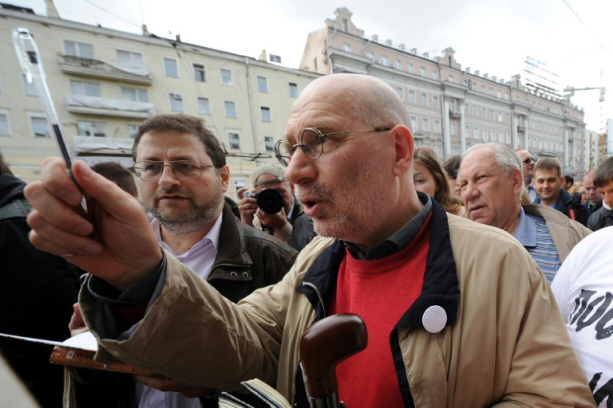 Boris Akunin, shown here in Moscow in 2012, is the author of popular historical detective novels