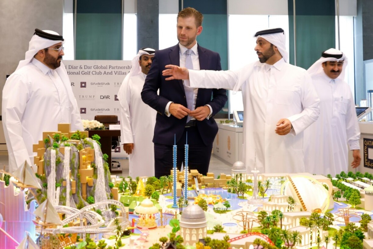 Eric Trump recently signed a luxury real estate deal for the Trump Organization in Doha