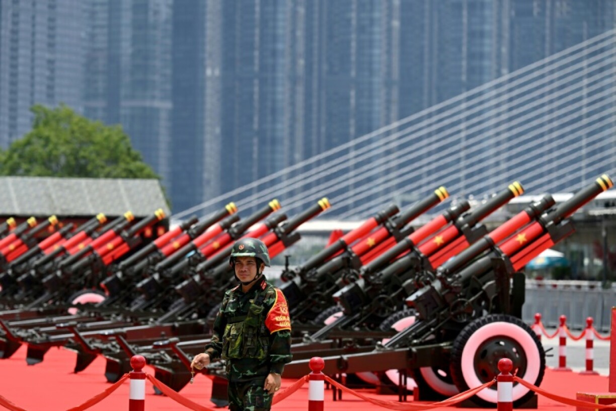 Celebrations come half a century after tanks of communist North Vietnam crashed through the gates of Saigon's presidential palace, defeating the US-backed South