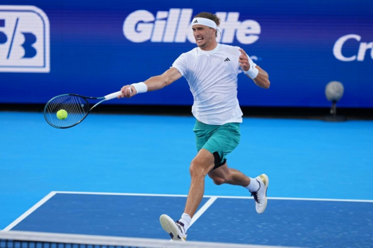 L'Allemand Alexander Zverev face à l'Américain Ben Shelton en quarts de finale du Masters 1000 de Cincinnati, le 15 aôut 2025