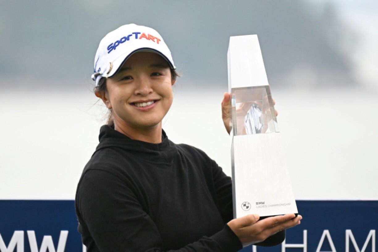 Kim Sei-young won the BMW Ladies Championship on Sunday in Haenam, South Korea