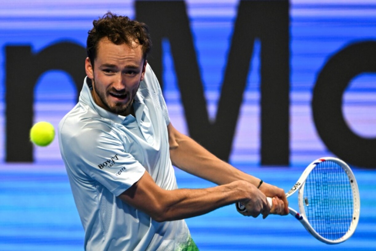 Angry outburst: Russia's Daniil Medvedev