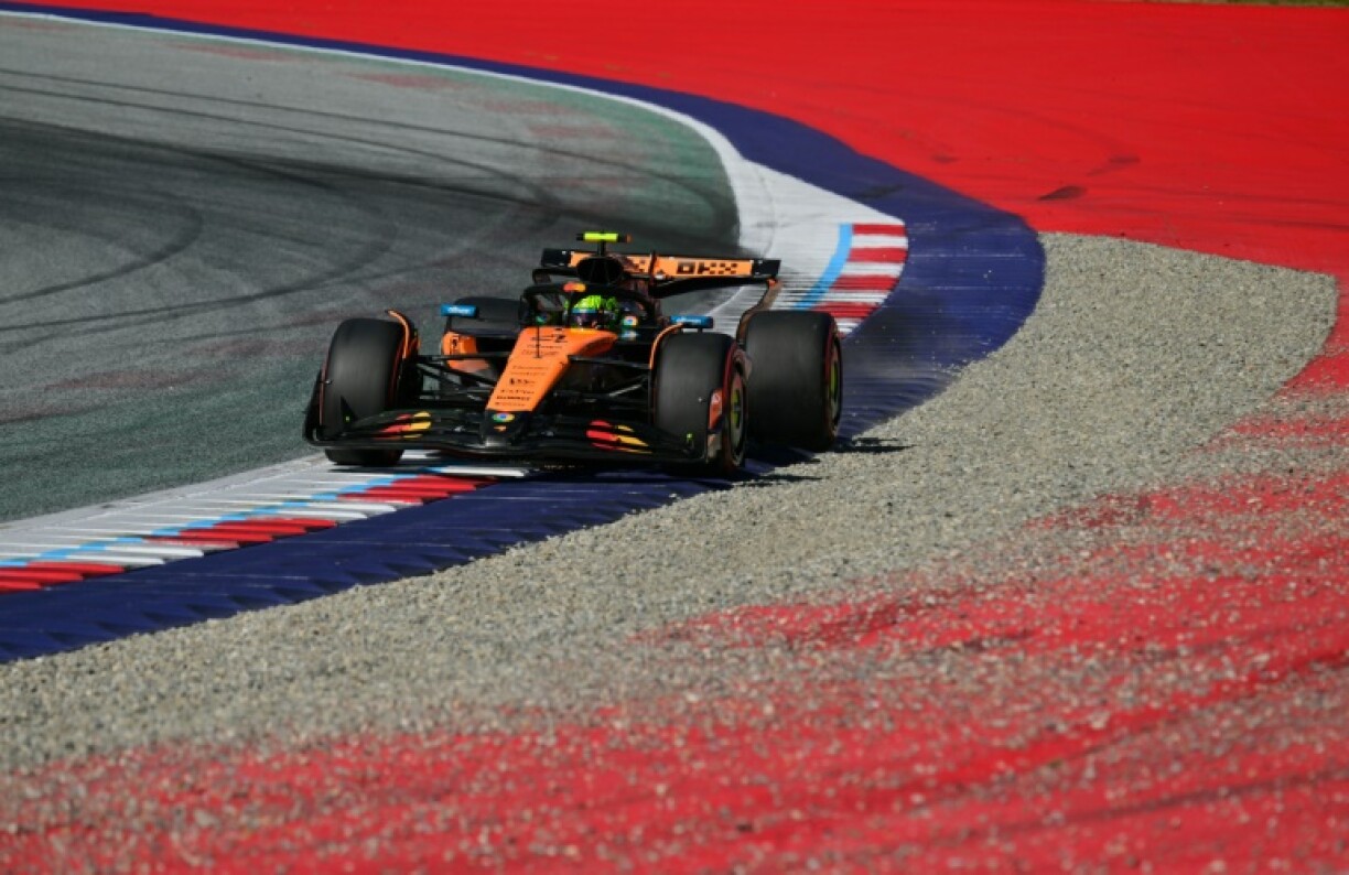 McLaren's British driver Lando Norris sits on pole ahead of the Austrian Grand Prix