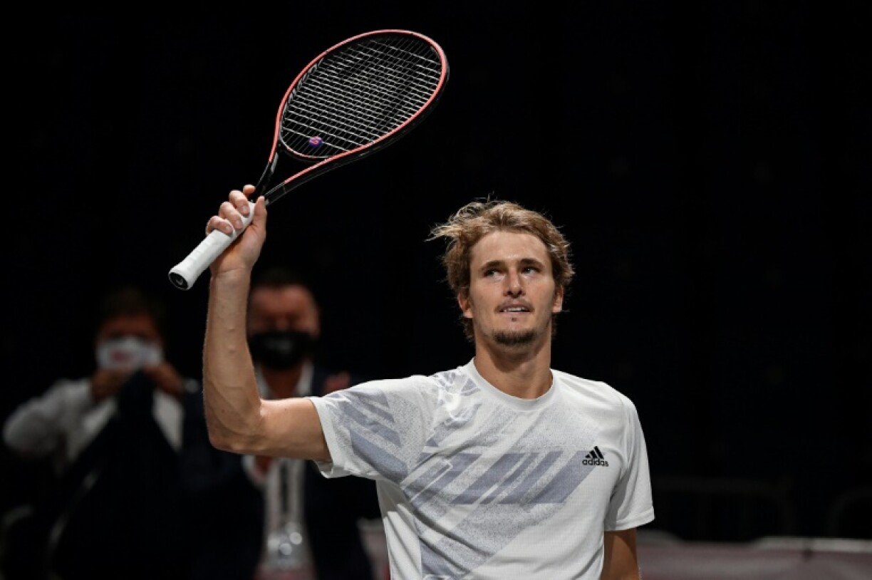 L'Allemand Alexander Zverev vainqueur de l'Argentin Diego Schwartzman en finale du tournoi de Cologne, le 25 octobre 2020