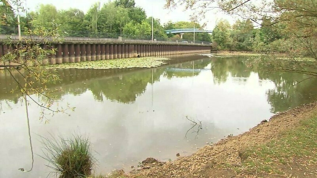 L'étang dans lequel les enquêteurs pensaient retrouver le corps de la petite Bianka près de Linger.