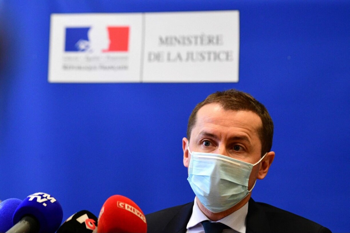 Le procureur Nicolas Heitz en conférence de presse.