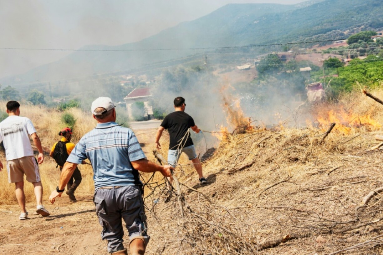 The wildfire in Seferihisar began on Sunday but by Tuesday had been brought under control