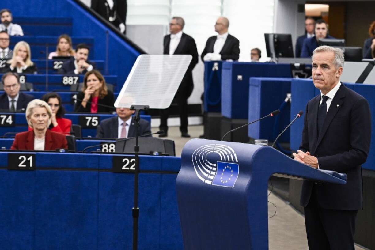 Canada’s Prime Minister Mark Carney addressed the European parliament last month