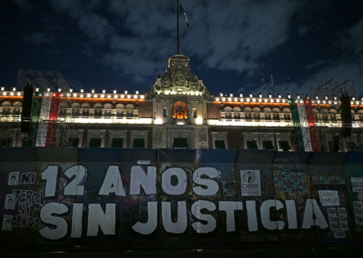 Protesters want answers in the disappearance of 43 students from a teachers' college in Mexico