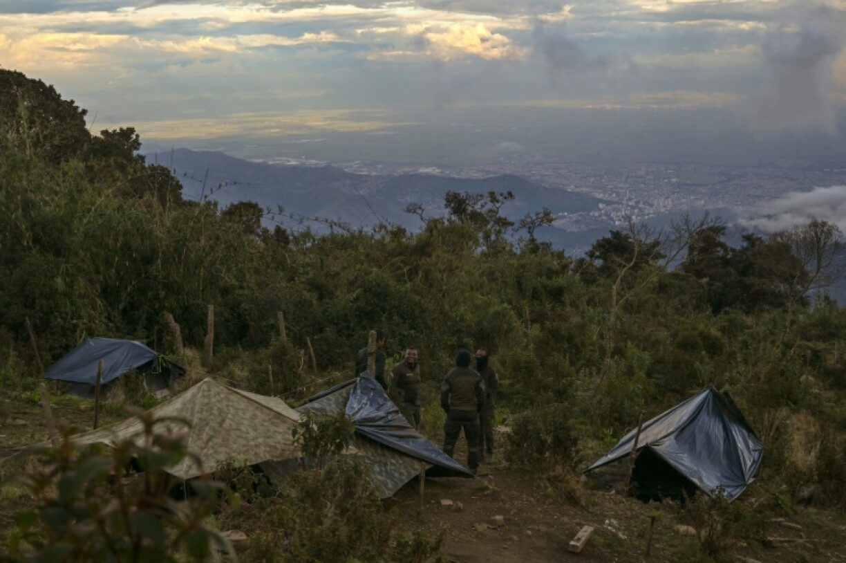 The city of Cali is visible from the Alto del Huey base at Farallones National park near Cali, Colombia on November 29, 2024