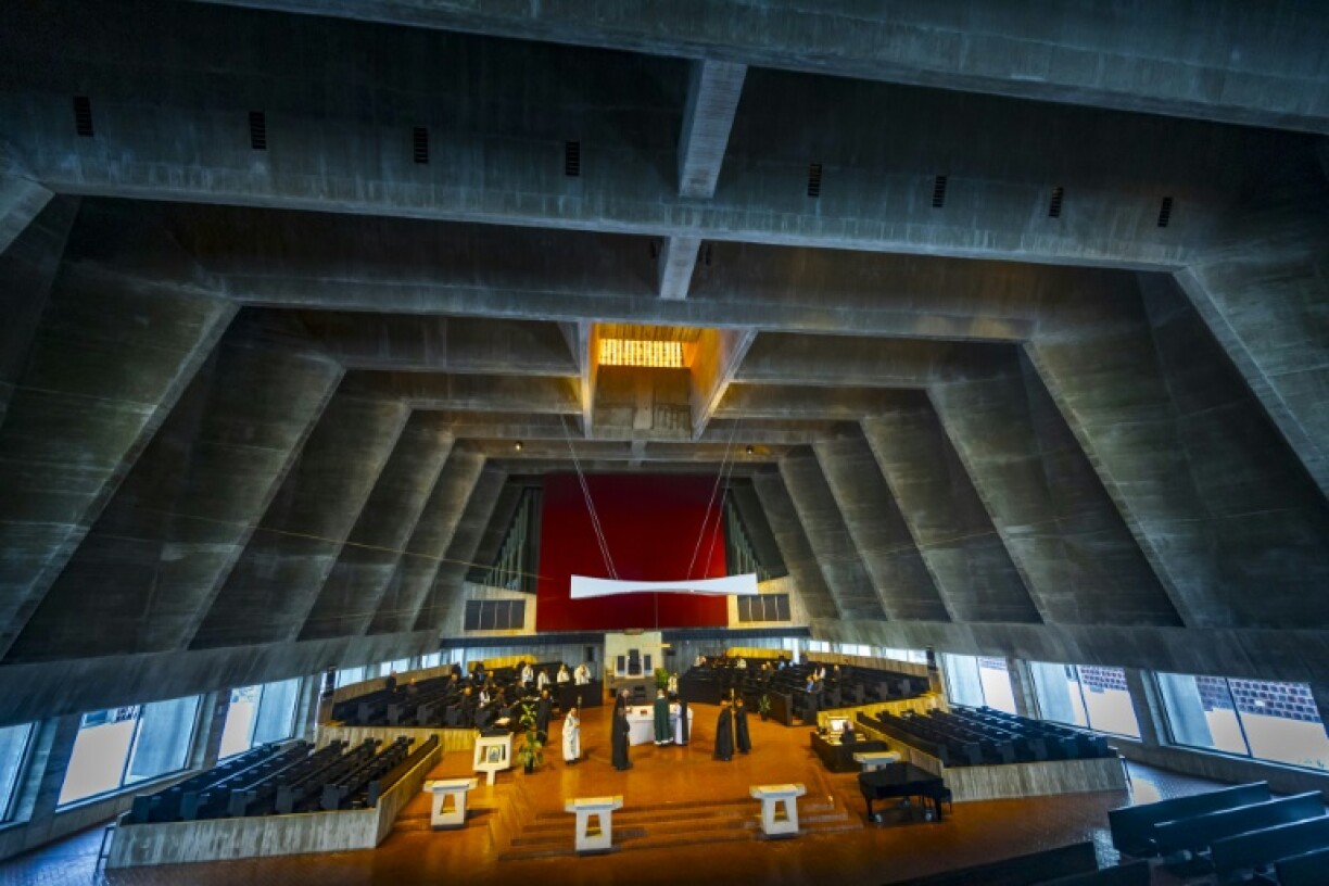 The church is badly in need of repairs, with some concrete starting to crumble, and steel beginning to rust