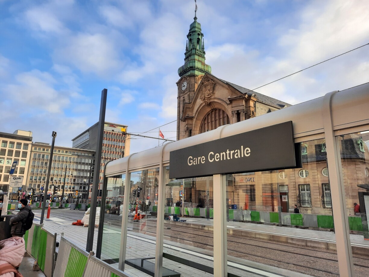 La nouvelle station de tram