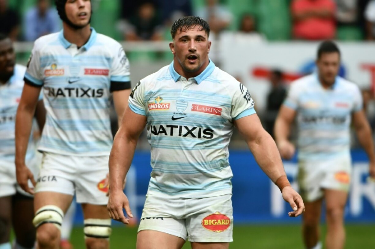 Camille Chat (C) won the Top 14 with Racing in 2016