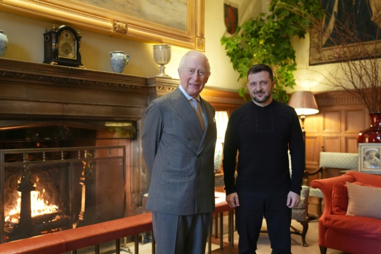 Zelensky also met Britain's King Charles III