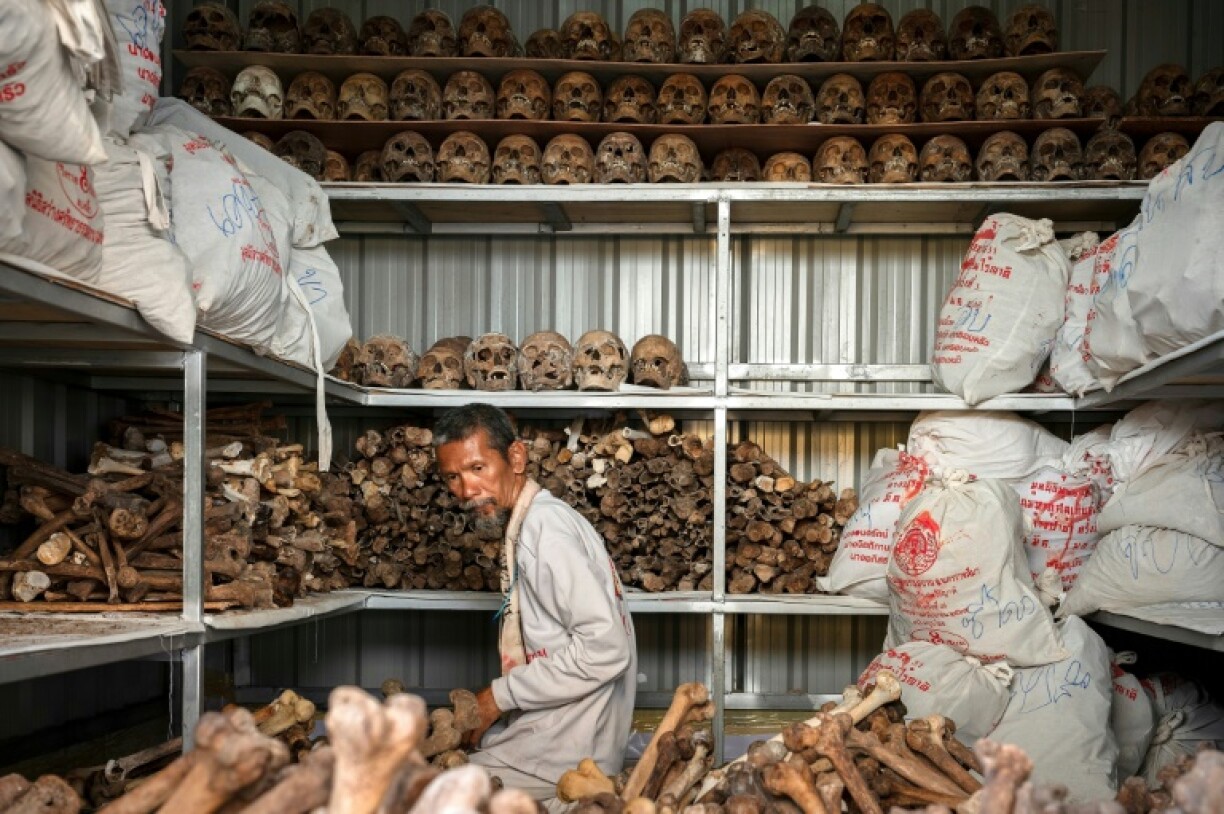 Around 600 corpses lie at the foundation complex in Nakhon Ratchasima province, north of Bangkok