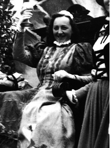 The very first wine queen Liette Guill, in 1950.