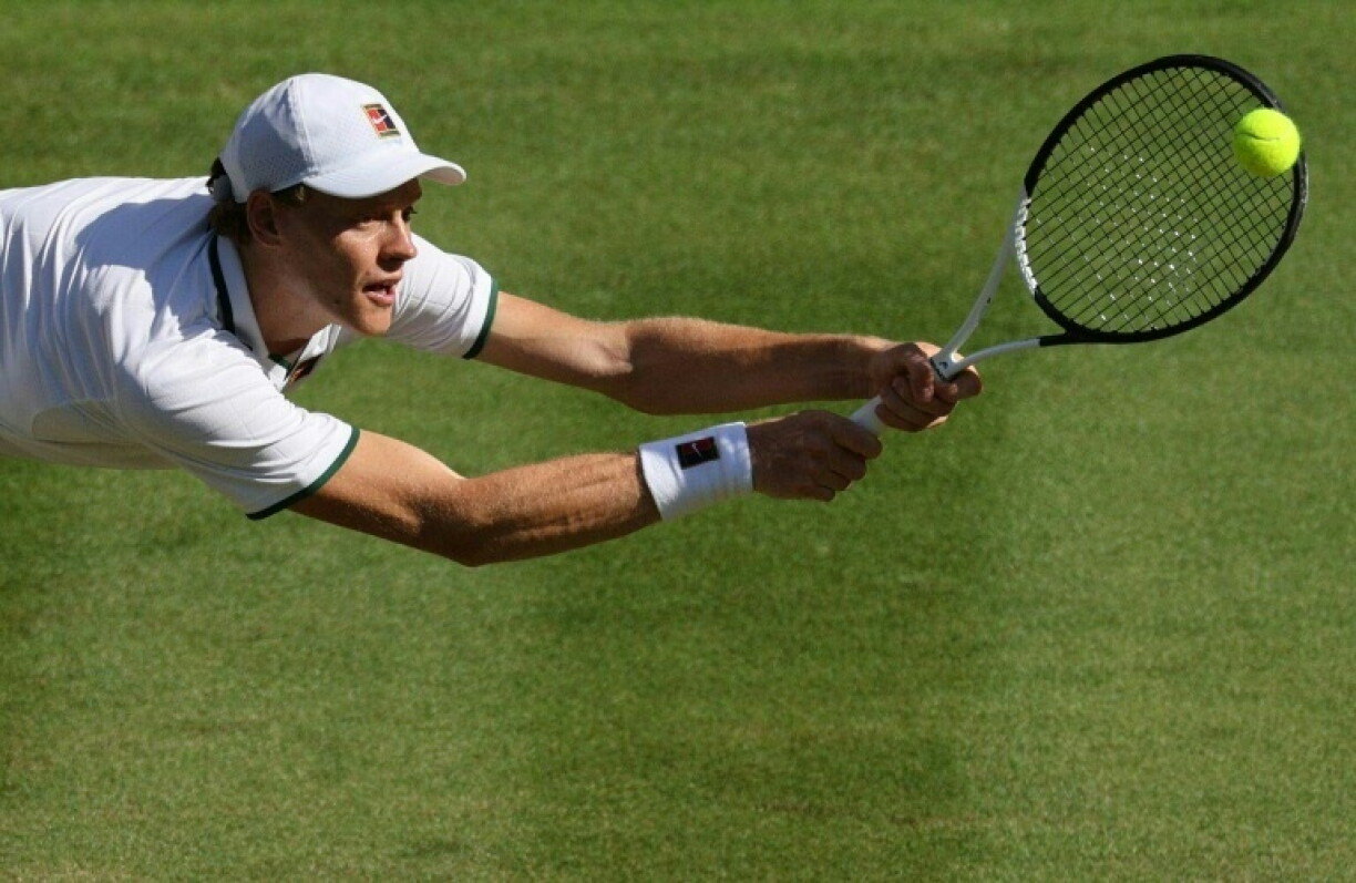 Italy's Jannik Sinner has not played because of a knee issue since winning the Wimbledon title in July