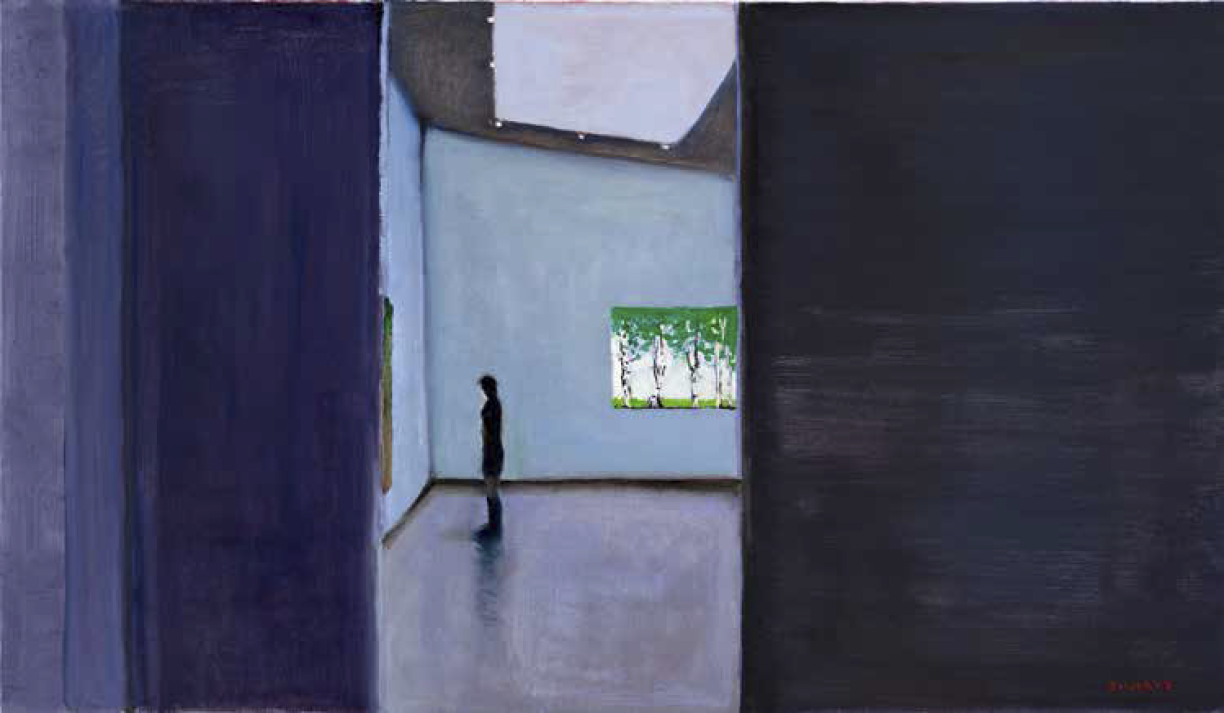 Jean-Marie Biwer, Squatting a Museum with Trees n°3, 2006-2007