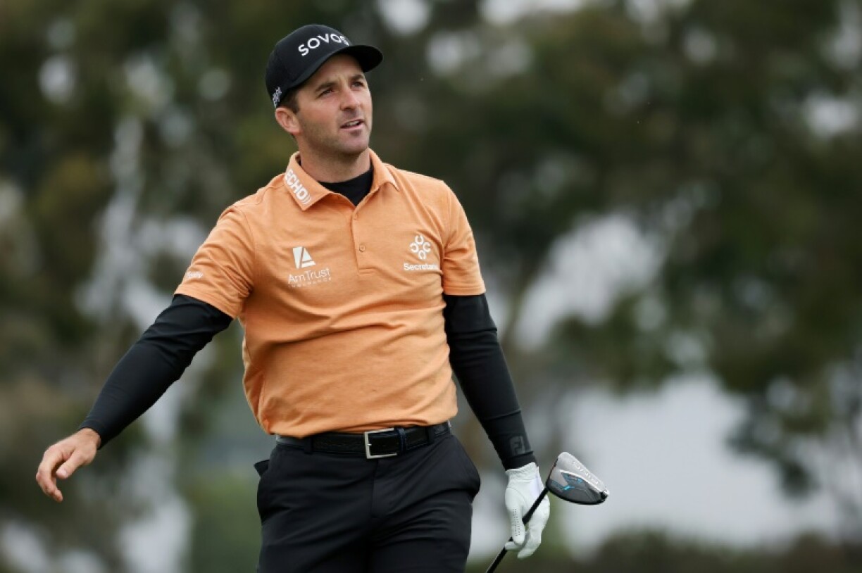 American Denny McCarthy eagled the 18th hole to grab a one-stroke lead after the first round of the PGA Genesis Invitational