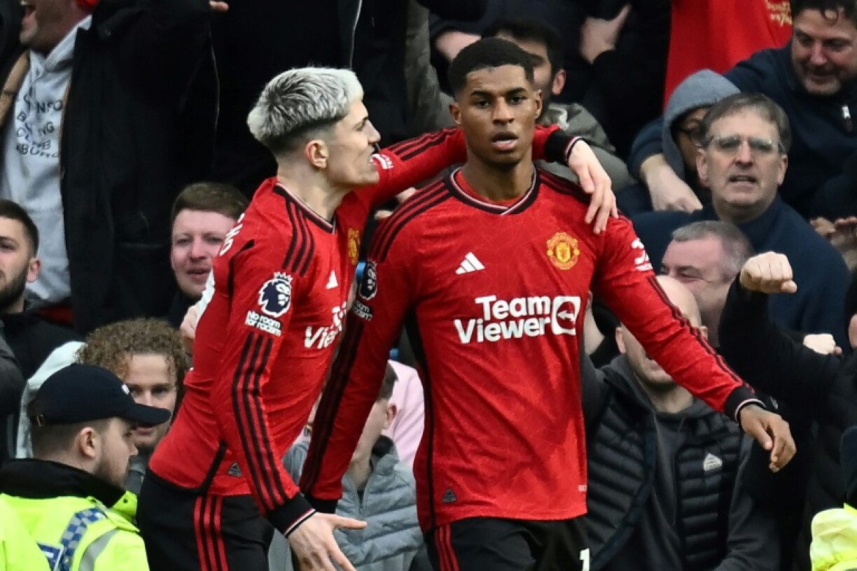 Marcus Rashford (right) and Alejandro Garnacho (left) were dropped from the Manchester United squad
