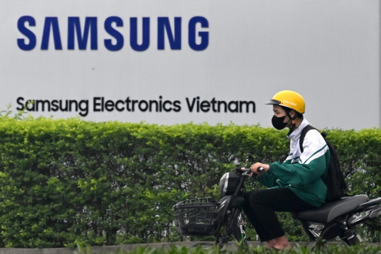 Samsung, the world's second-largest phone maker, produces around half of its handsets in Vietnam