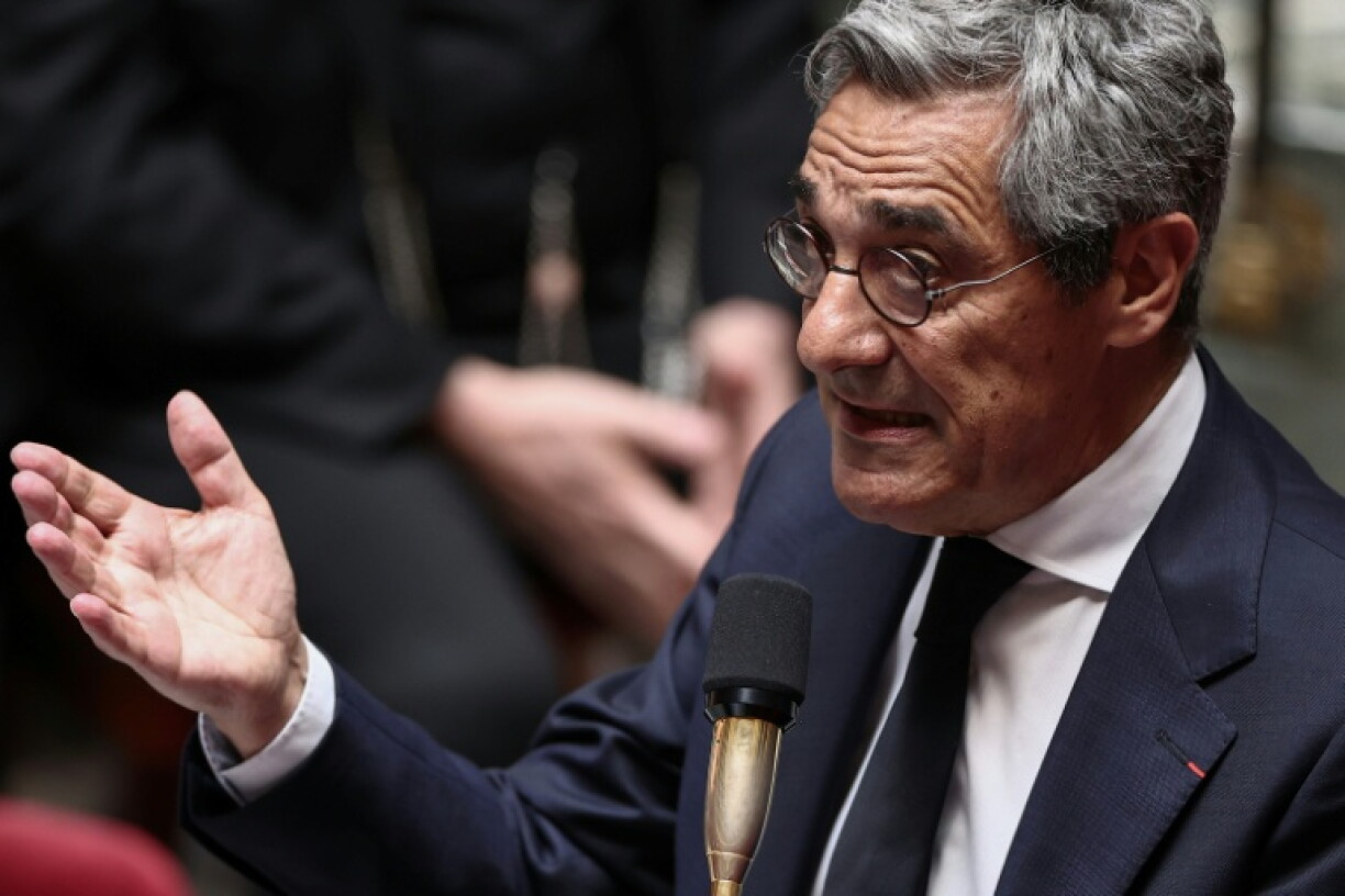 Le ministre du Commerce, Serge Papin, lors d'une séance de questions au gouvernement à l'Assemblée nationale, le 17 juin 2026 à Paris