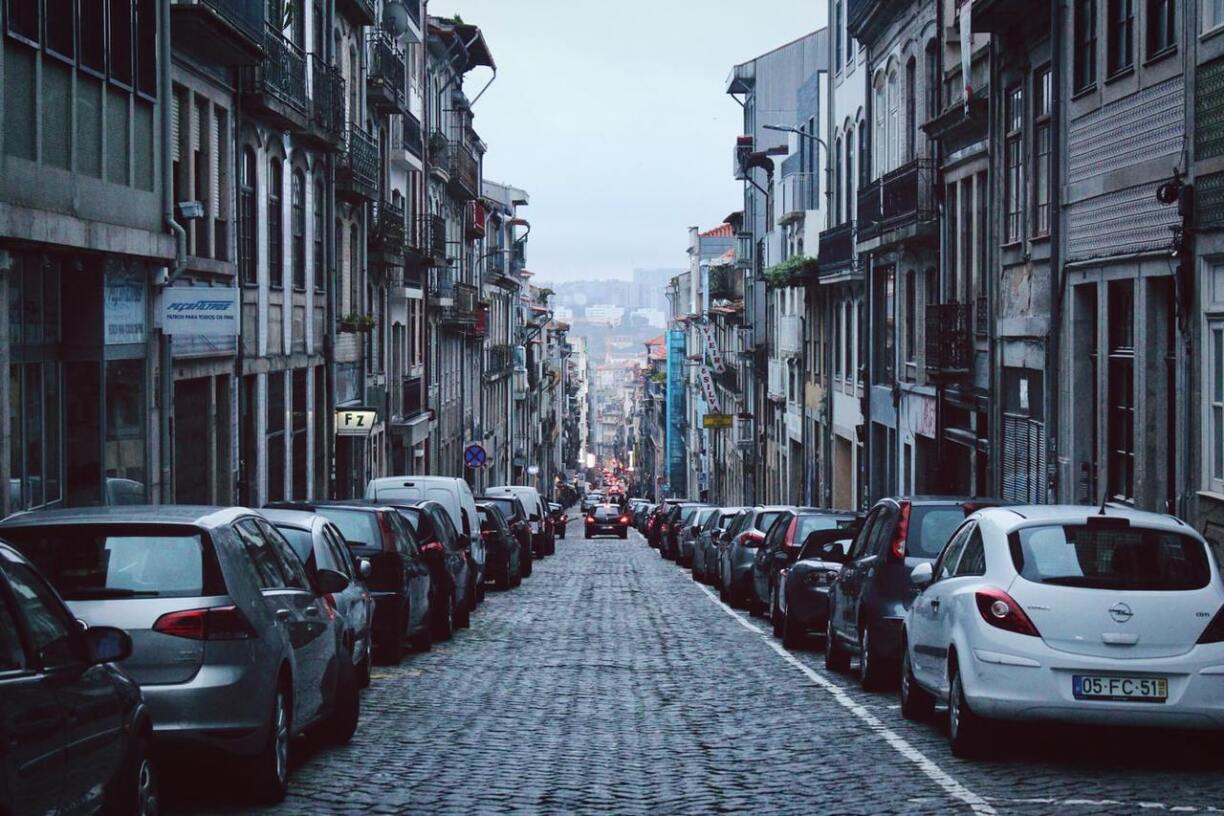 Une photo prise dans la ville de Porto
