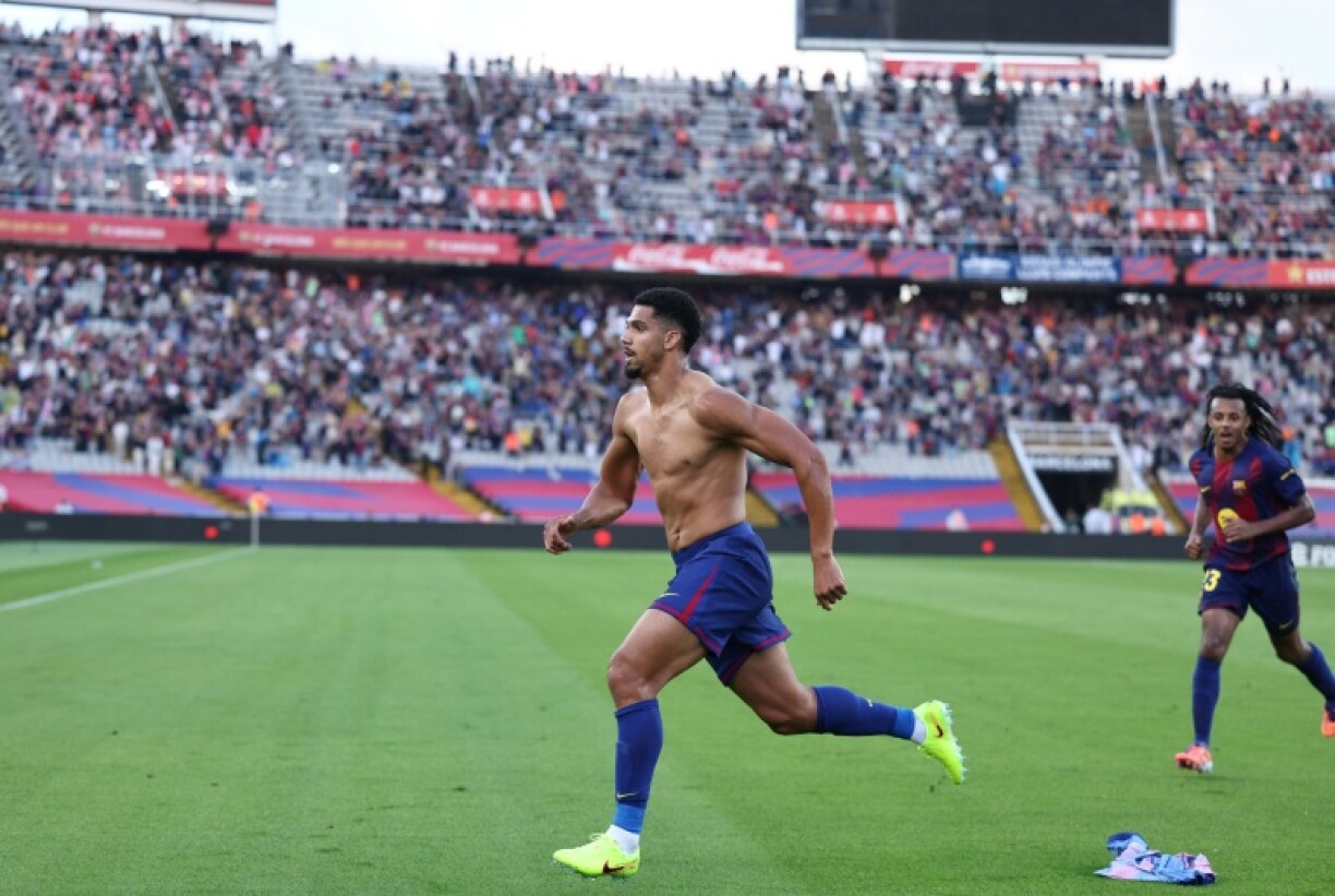 Barcelona defender Ronald Araujo struck in the 93rd minute to claim his team victory over Girona in a Catalan derby