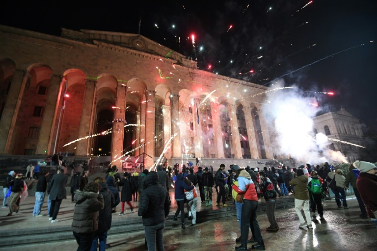 Georgia has been engulfed in turmoil since the ruling party declared victory in a disputed election