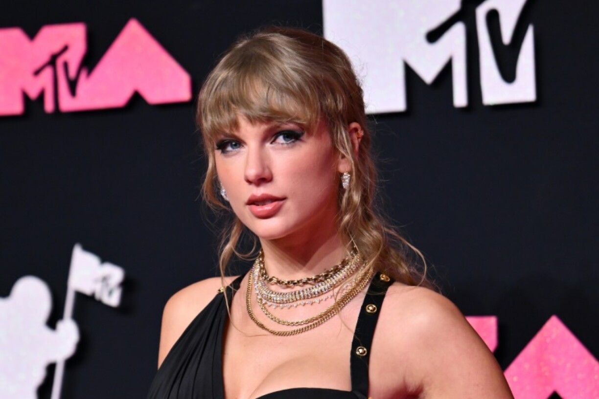 Taylor Swift à la cérémonie des MTV Video Music Awards, à Newark dans le New Jersey, le 12 septembre 2023