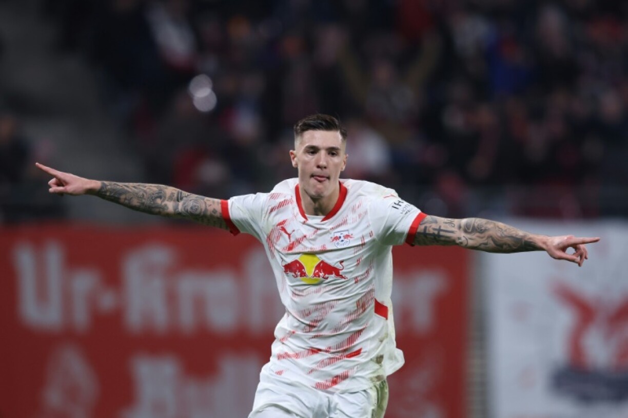 RB Leipzig forward Benjamin Sesko scored the only goal as his side beat Wolfsburg in the German Cup quarter-finals