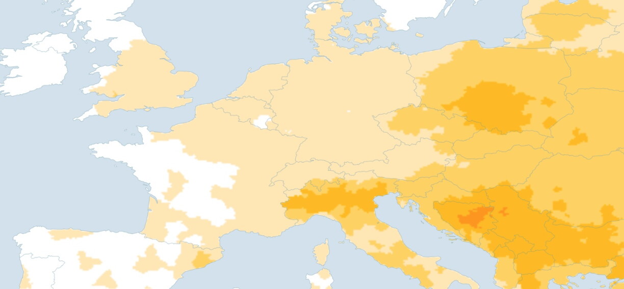L'Ouest de l'Europe fait partie des régions du monde où il fait globalement bon vivre... et respirer!