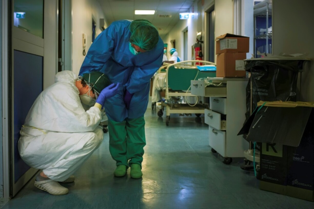 Une photo prise dans un hôpital italien le 13 mars 2020