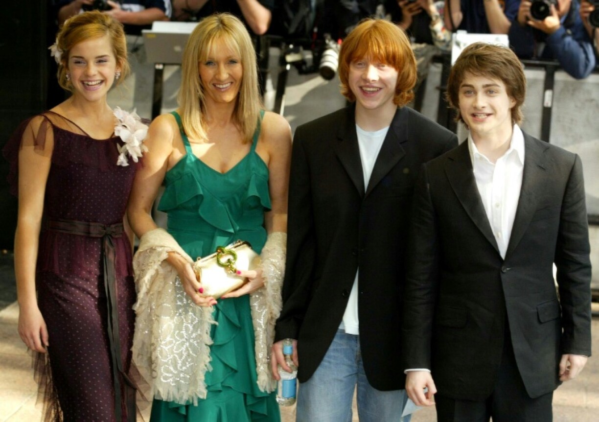 Former child stars Daniel Radcliffe (right) and Emma Watson (left), have both taken issue with Rowling's gender critical beliefs