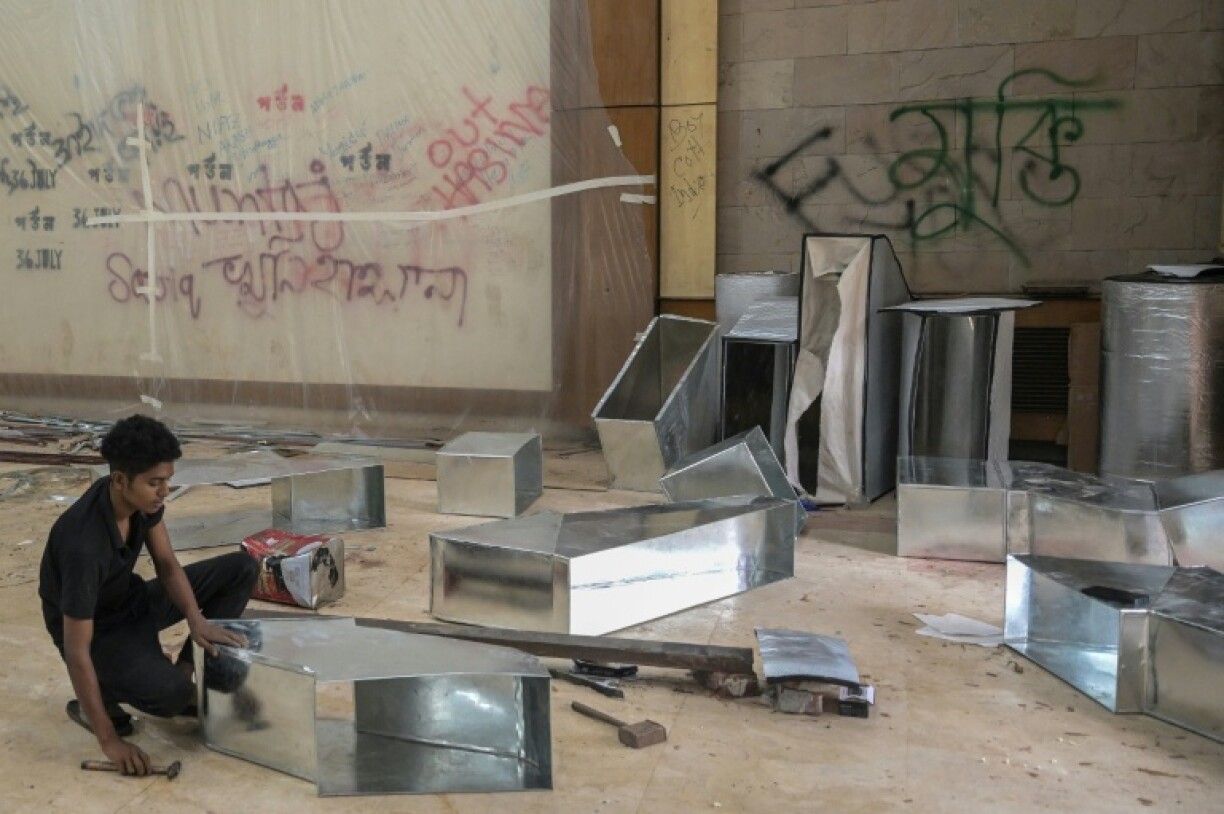 Once a heavily guarded palace, the former official residence of Bangladesh's ousted prime minister Sheikh Hasina is being turned into a museum