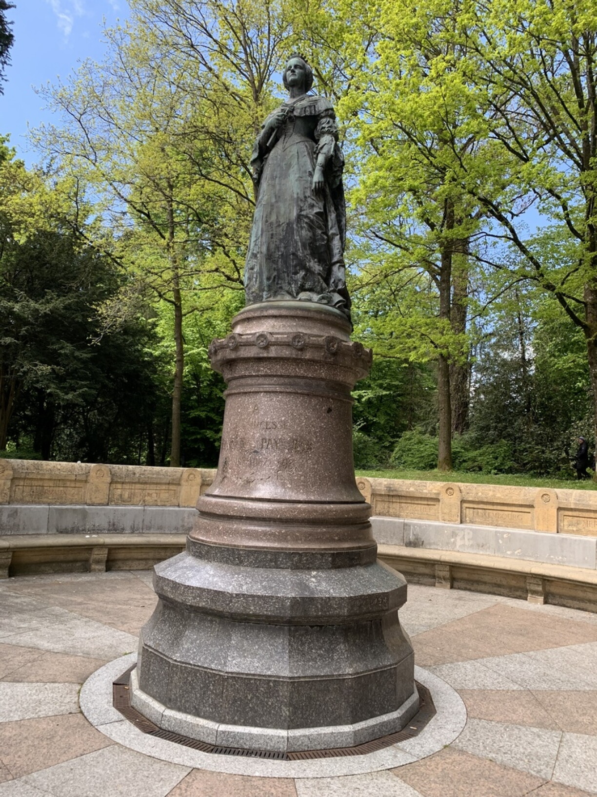 Monument vum Prinzessin Amalia am Stater Park