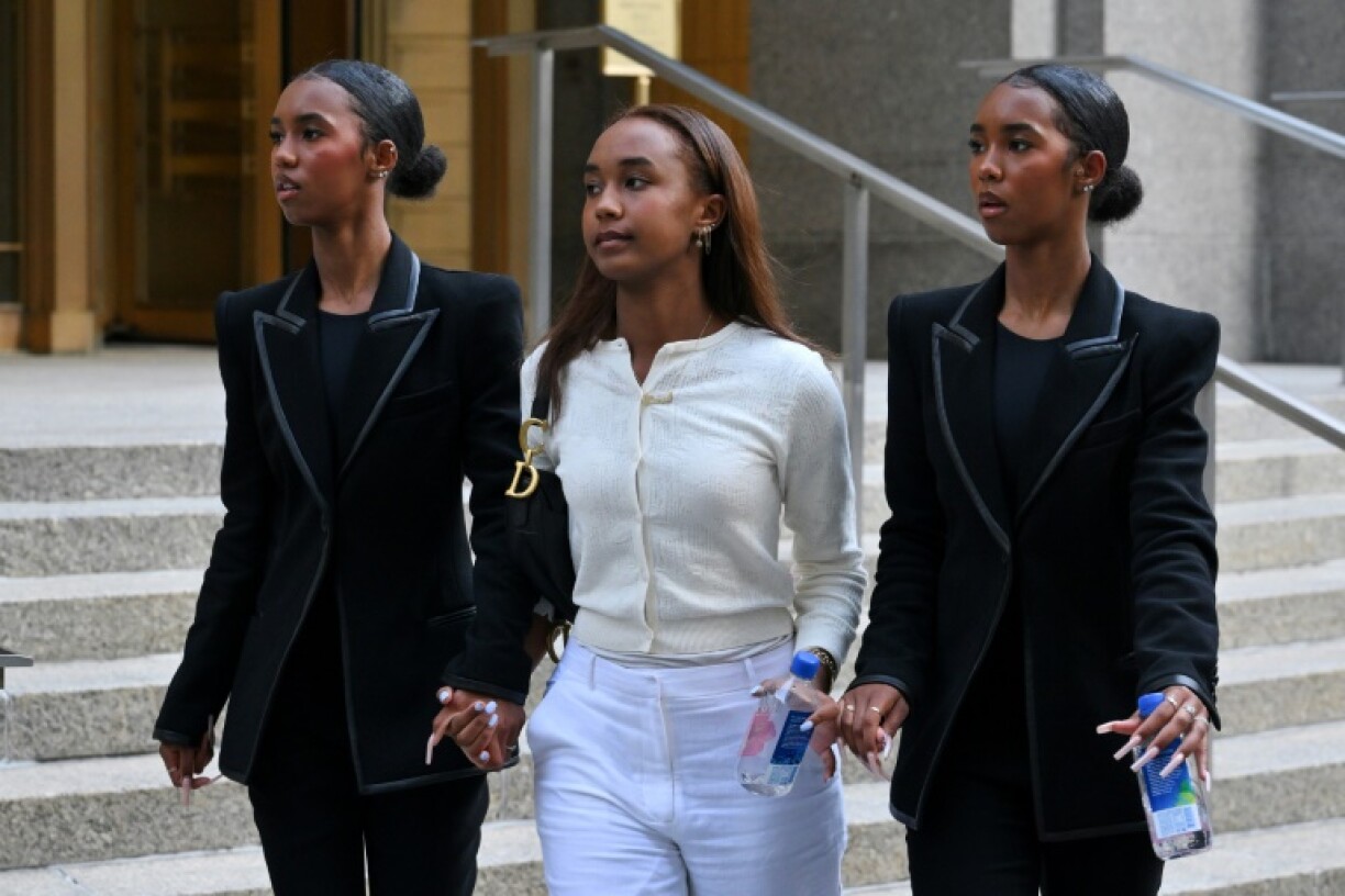 L-R, Jessie Combs, Chance Combs, D'Lila Star Combs, daughters of Sean