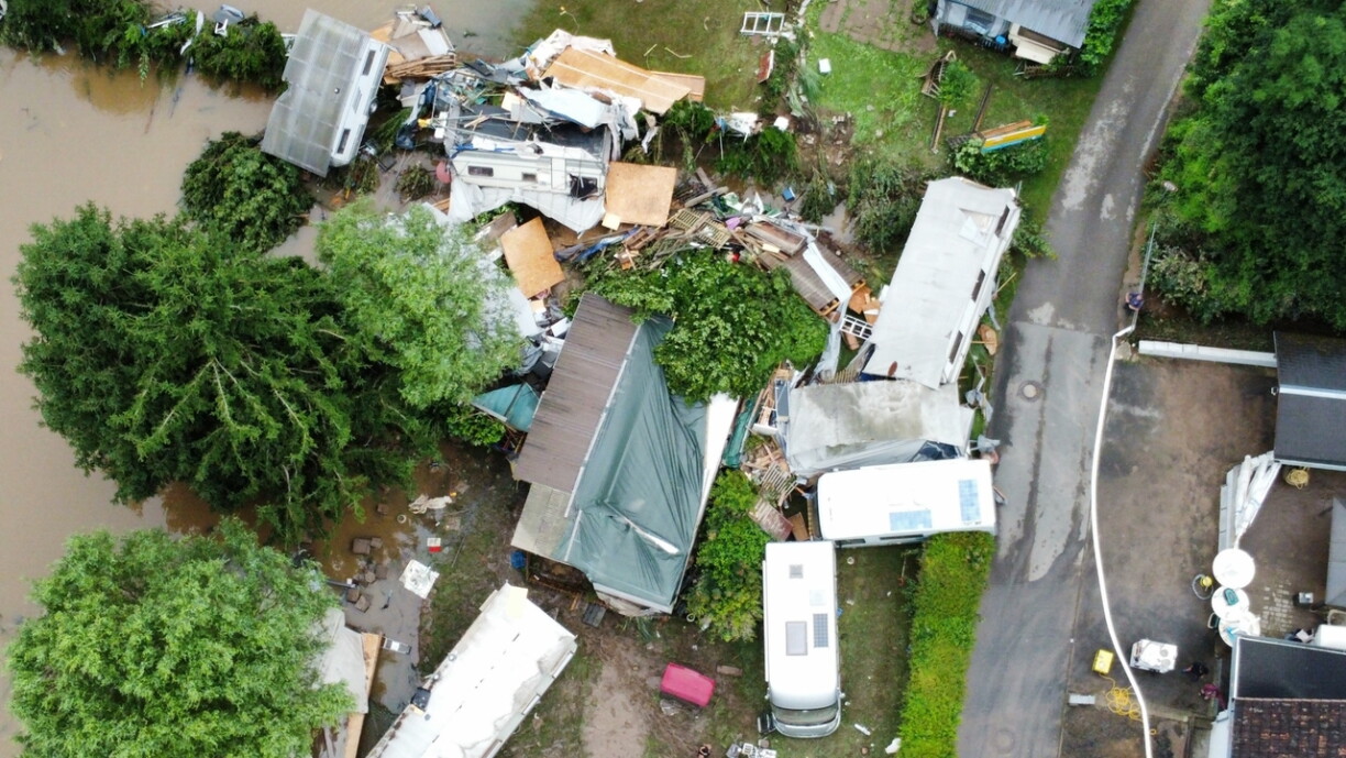 Les inondations de la mi-juillet à Born.