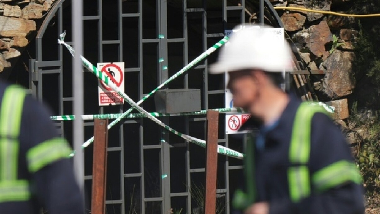La mine de charbon de Cerredo à Degana, dans les Asturies, le 31 mars 2025