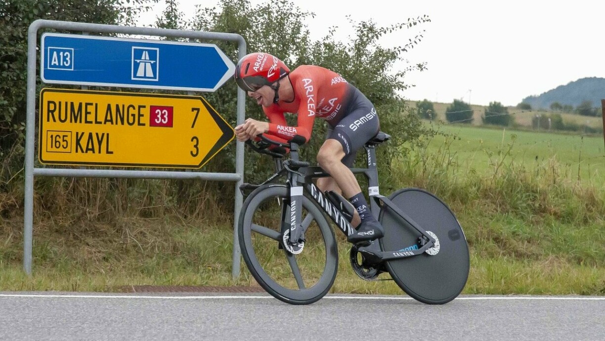 Photo du contre-la-montre en 2021