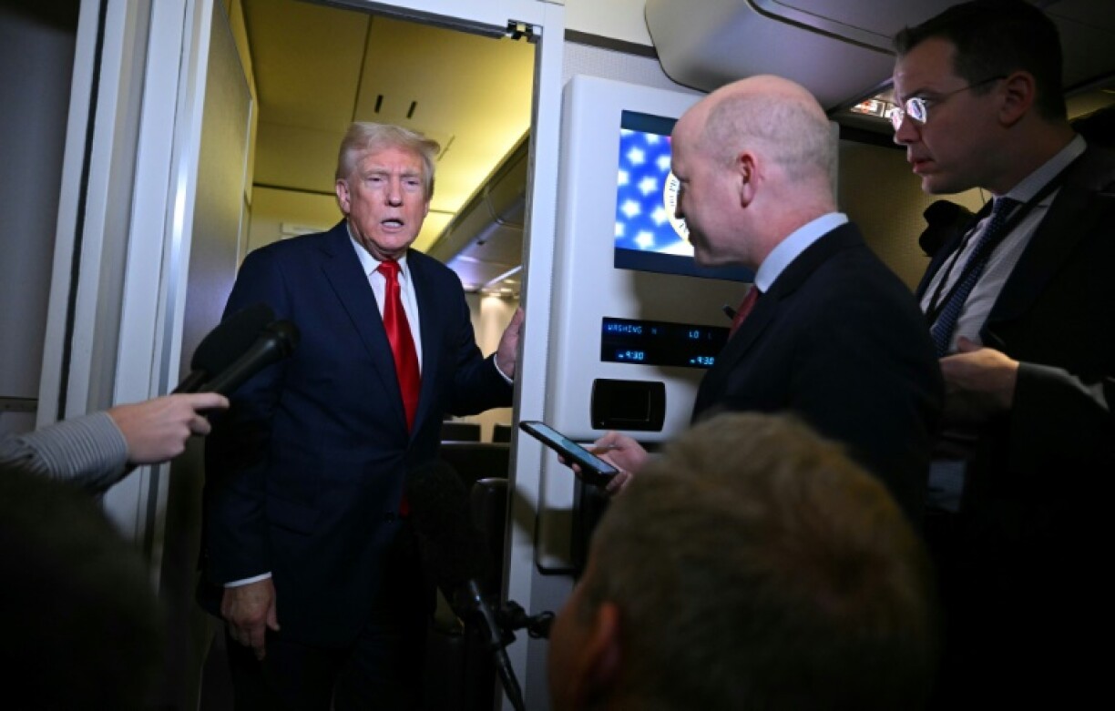 Trump said on Air Force one that tariffs on semiconductors 'will be in place in the not distant future'