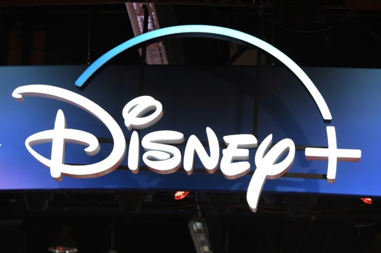 Une enseigne du service de streaming Disney+ à Anaheim, en Californie, aux Etats-Unis, le 23 août 2019